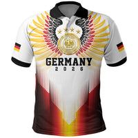 Custom Germany Football 2026 Polo Shirt Deutschland Eagle Wings Special Style