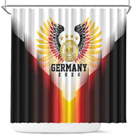 Germany Football 2026 Shower Curtain Deutschland Eagle Wings Special Style