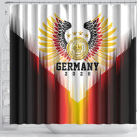 Germany Football 2026 Shower Curtain Deutschland Eagle Wings Special Style