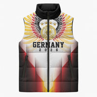 Custom Germany Football 2026 Sleeveless Puffer Jacket Deutschland Eagle Wings Special Style