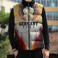 Custom Germany Football 2026 Sleeveless Puffer Jacket Deutschland Eagle Wings Special Style