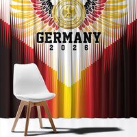 Germany Football 2026 Window Curtain Deutschland Eagle Wings Special Style