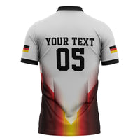 Custom Germany Football 2026 Zipper Polo Shirt Deutschland Eagle Wings Special Style