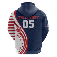 Custom USA Rugby 2026 Zip Hoodie Sporty Style