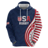 Custom USA Rugby 2026 Zip Hoodie Sporty Style