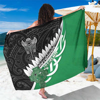 New Zealand And Ireland Rugby Sarong Silver Fern With Celtic Cross