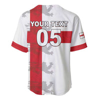 Custom England Rugby Baseball Jersey Vintage Style