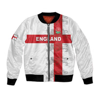 Custom England Rugby Bomber Jacket Vintage Style