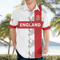 Custom England Rugby Hawaiian Shirt Vintage Style