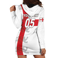 Custom England Rugby Hoodie Dress Vintage Style