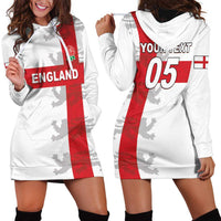 Custom England Rugby Hoodie Dress Vintage Style