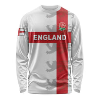Custom England Rugby Long Sleeve Shirt Vintage Style