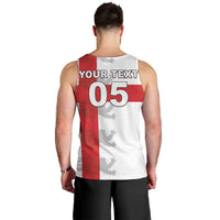 Custom England Rugby Men Tank Top Vintage Style