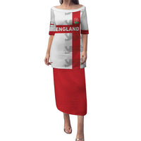 Custom England Rugby Puletasi Vintage Style