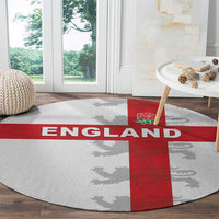 England Rugby Round Carpet Vintage Style