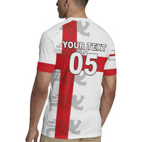 Custom England Rugby Rugby Jersey Vintage Style