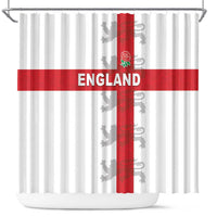 England Rugby Shower Curtain Vintage Style