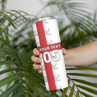 Custom England Rugby Skinny Tumbler Vintage Style