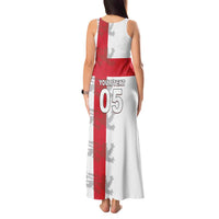 Custom England Rugby Tank Maxi Dress Vintage Style