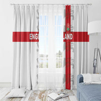 England Rugby Window Curtain Vintage Style
