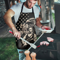 America 250th Anniversary Apron Abraham Lincoln Playing Guitar 4th July