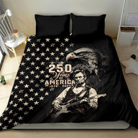 America 250th Anniversary Bedding Set Abraham Lincoln Playing Guitar 4th July