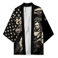 Personalized America 250th Anniversary Kimono Abraham Lincoln Playing Guitar 4th July