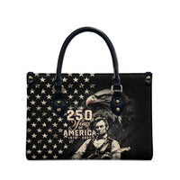 America 250th Anniversary Leather Bag Abraham Lincoln Playing Guitar 4th July