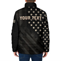 Personalized America 250th Anniversary Padded Jacket Abraham Lincoln Playing Guitar 4th July