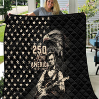 America 250th Anniversary Quilt Abraham Lincoln Playing Guitar 4th July
