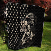 America 250th Anniversary Quilt Abraham Lincoln Playing Guitar 4th July