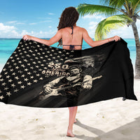 America 250th Anniversary Sarong Abraham Lincoln Playing Guitar 4th July