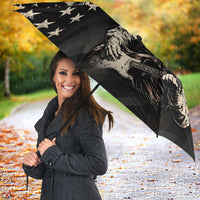 America 250th Anniversary Umbrella Abraham Lincoln Playing Guitar 4th July