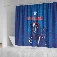 England 2024 Football Shower Curtain Go Champions Lionesses