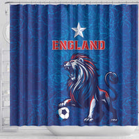 England 2024 Football Shower Curtain Go Champions Lionesses