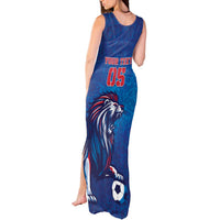 Custom England 2024 Football Tank Maxi Dress Go Champions Lionesses LT05 - Wonder Print Shop