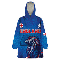 Custom England 2024 Football Wearable Blanket Hoodie Go Champions Lionesses LT05 - Wonder Print Shop