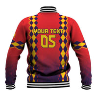 Custom Spain 2024 Football Baseball Jacket Go Champions La Roja Simple Style LT05 - Wonder Print Shop
