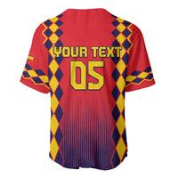 Custom Spain 2024 Football Baseball Jersey Go Champions La Roja Simple Style LT05 - Wonder Print Shop