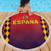 Spain 2024 Football Beach Blanket Go Champions La Roja Simple Style LT05 - Wonder Print Shop