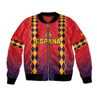Custom Spain 2024 Football Bomber Jacket Go Champions La Roja Simple Style LT05 - Wonder Print Shop