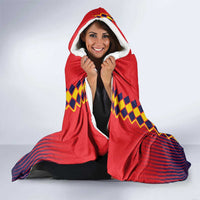 Spain 2024 Football Hooded Blanket Go Champions La Roja Simple Style