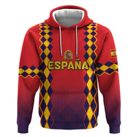 Custom Spain 2024 Football Hoodie Go Champions La Roja Simple Style LT05 - Wonder Print Shop