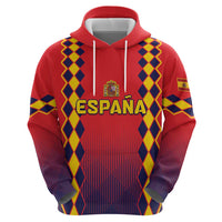 Custom Spain 2024 Football Hoodie Go Champions La Roja Simple Style LT05 - Wonder Print Shop