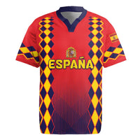 Custom Spain 2024 Football Rugby Jersey Go Champions La Roja Simple Style LT05 - Wonder Print Shop