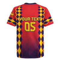 Custom Spain 2024 Football Rugby Jersey Go Champions La Roja Simple Style LT05 - Wonder Print Shop