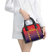 Spain 2024 Football Shoulder Handbag Go Champions La Roja Simple Style