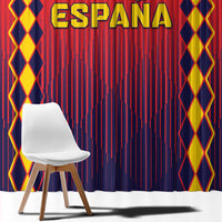 Spain 2024 Football Window Curtain Go Champions La Roja Simple Style LT05 - Wonder Print Shop