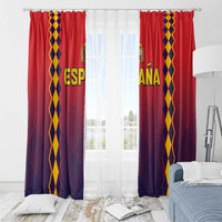 Spain 2024 Football Window Curtain Go Champions La Roja Simple Style LT05 - Wonder Print Shop