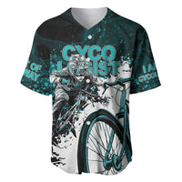 Cycologist Cycling Baseball Jersey Grunge Style - Wonder Print Shop